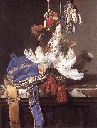 Willem van Hunting Still-Life painting